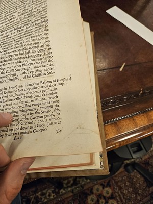 Lot 313 - Hobbes (Thomas). Leviathan, 1st edition, 1st issue, 1651, attractive copy