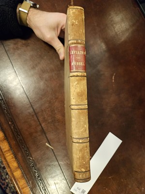 Lot 313 - Hobbes (Thomas). Leviathan, 1st edition, 1st issue, 1651, attractive copy