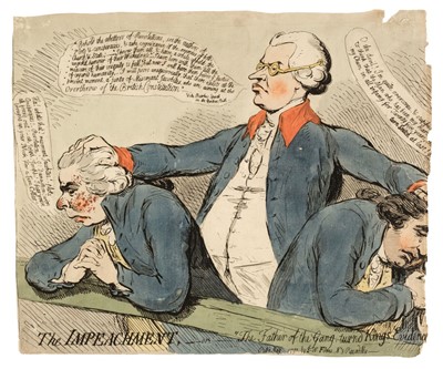 Lot 147 - Gillray (James). A collection of approximately 24 caricatures. early-mid 19th century
