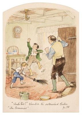 Lot 577 - Shepard (Ernest Howard, 1879-1976). 'What's this? Shouted the astonished Tailor "The Brownies", 1955