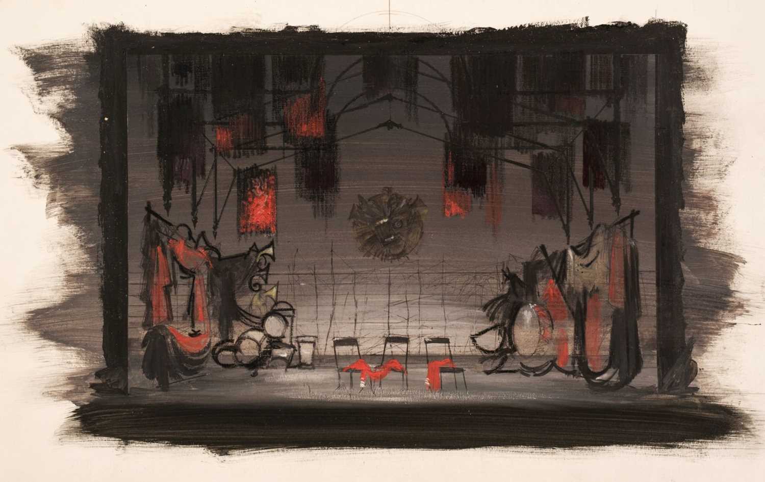 Lot 124 - Attributed to Kenneth Rowell (1920-1999). Set Design, mid-20th century