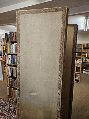 Lot 108 - Screen. A large wooden room divider, late 18th century