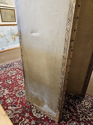 Lot 108 - Screen. A large wooden room divider, late 18th century