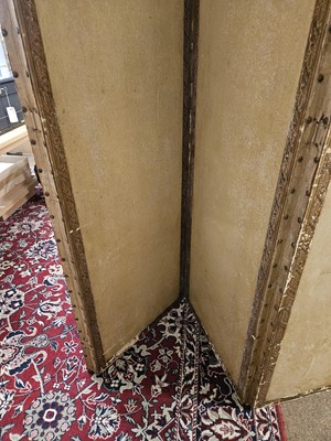 Lot 108 - Screen. A large wooden room divider, late 18th century