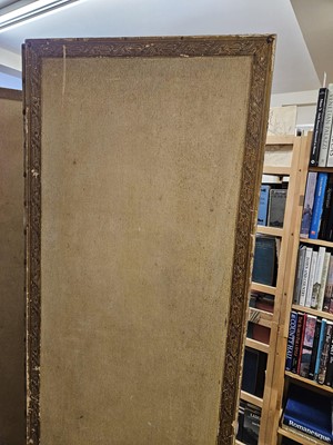 Lot 108 - Screen. A large wooden room divider, late 18th century