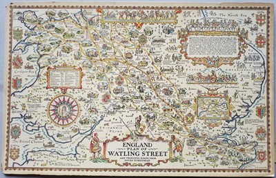 Lot 38 - Taylor (A. E.). Four Pictorial Road Maps, circa 1935