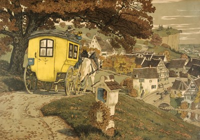 Lot 145 - Georgi (Walter, 1871-1924). Die Postkutsche, 1906