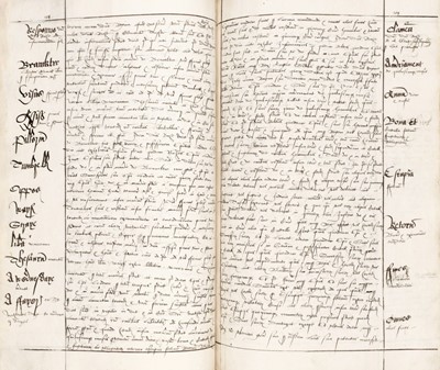 Lot 16 - Essex. Robert Rich, 3rd Baron Rich, 1st Earl of Warwick (1559-1619). Manuscript survey, c. 1610