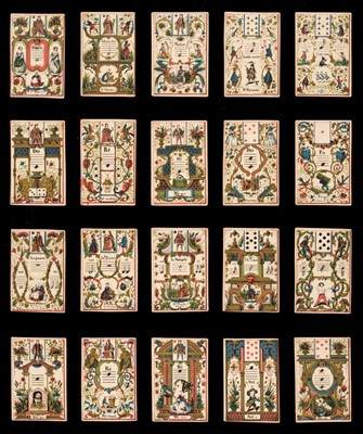 Lot 527 - French playing cards. Jeu de Cartes Musical, Pierre Boboeuf: Paris, 1840