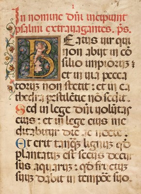 Lot 34 - Breviary.  An impressive large folio manuscript Breviary, Italian, mid 17th-century