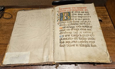 Lot 34 - Breviary.  An impressive large folio manuscript Breviary, Italian, mid 17th-century
