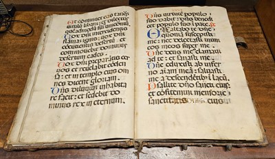 Lot 34 - Breviary.  An impressive large folio manuscript Breviary, Italian, mid 17th-century
