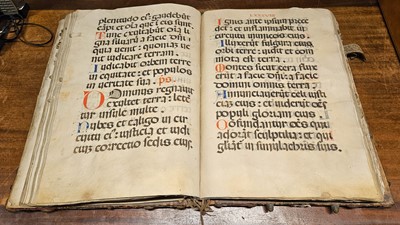 Lot 34 - Breviary.  An impressive large folio manuscript Breviary, Italian, mid 17th-century