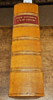 Lot 30 - Essex Deeds. A group of approximately 40 mostly vellum deeds relating to Essex, 17th century
