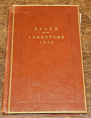 Lot 30 - Essex Deeds. A group of approximately 40 mostly vellum deeds relating to Essex, 17th century
