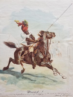 Lot 52 - Military & Marine. A collection of eleven prints & engravings, mostly 19th century