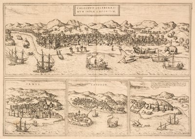 Lot 65 - India. A collection of 14 maps, 16th - 19th century