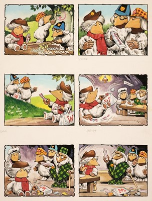 Lot 553 - Children's Annual artwork. A collection of original illustrations, 1970s-1980s, approx 70