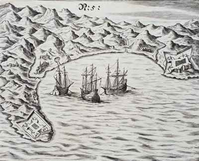 Lot 46 - Furttenbach (Joseph). Seven engravings from Newes Itinerarium Italiae, Ulm, 1627...,  and others