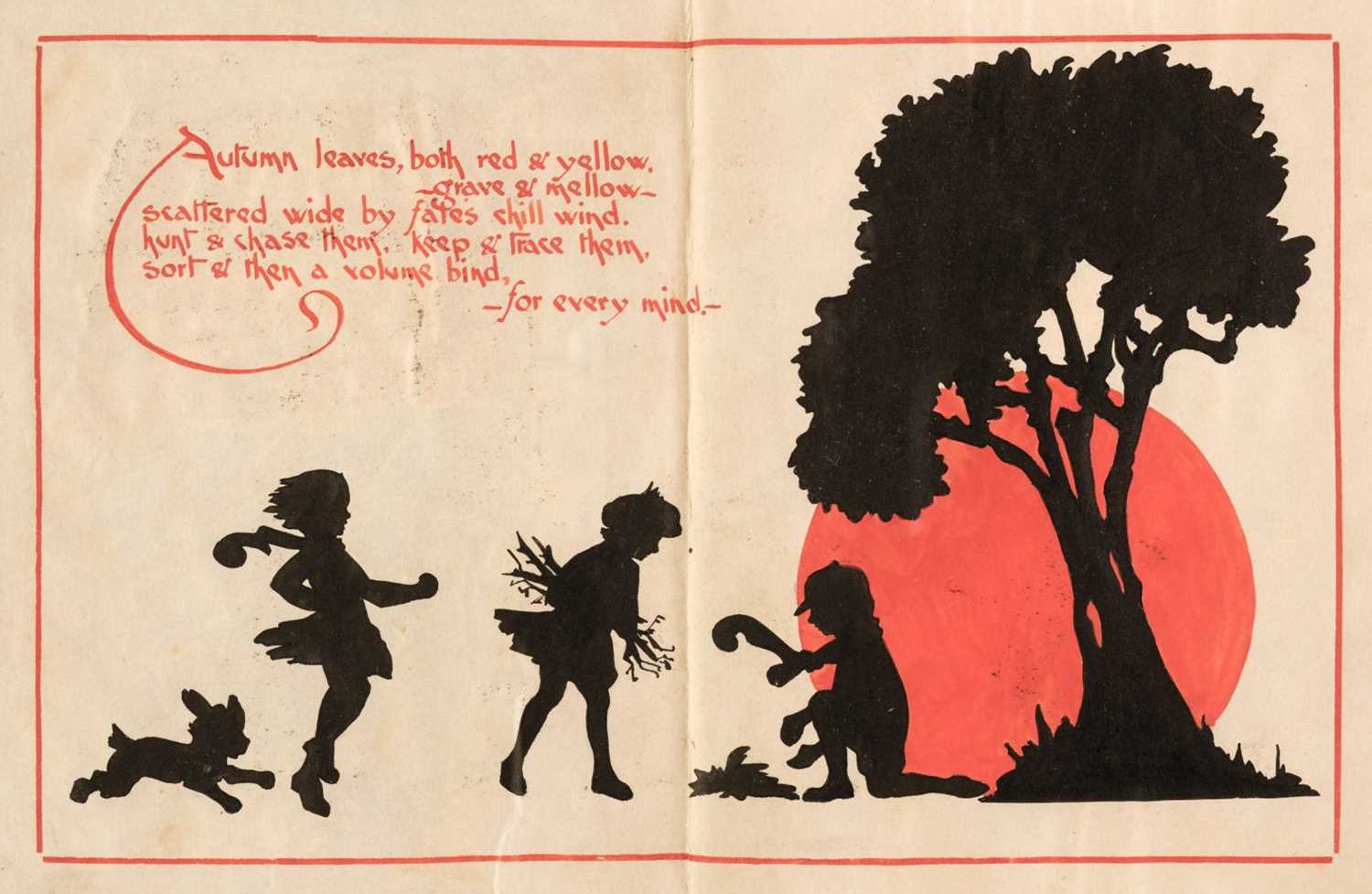 Lot 72 - Cydwave (Marion). Autumn Leaves, with illustrations by the author, printed for author: 1920
