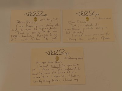 Lot 895 - Rowling (J. K.). A complete set of the Harry Potter books, all inscribed by the author, 7 volumes, 1998-2010 plus 6 other signed items