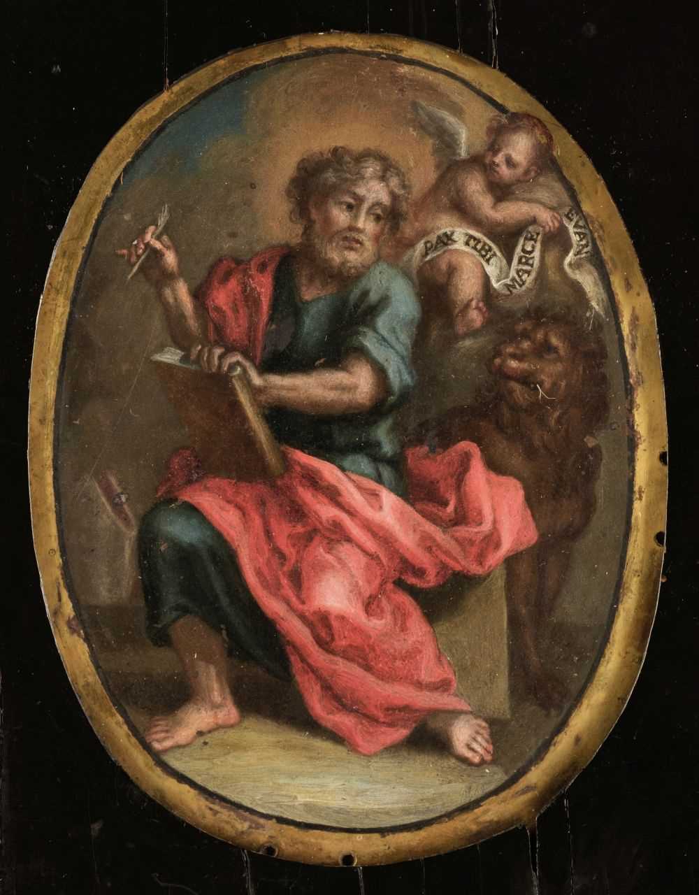 Lot 9 - Flemish School. St Mark the Evangelist, circa 1730-1750