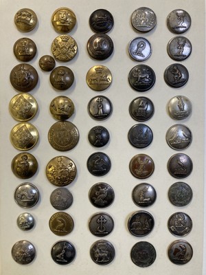Lot 661 - Livery Buttons. A collection of 224 livery buttons, 19th century and later
