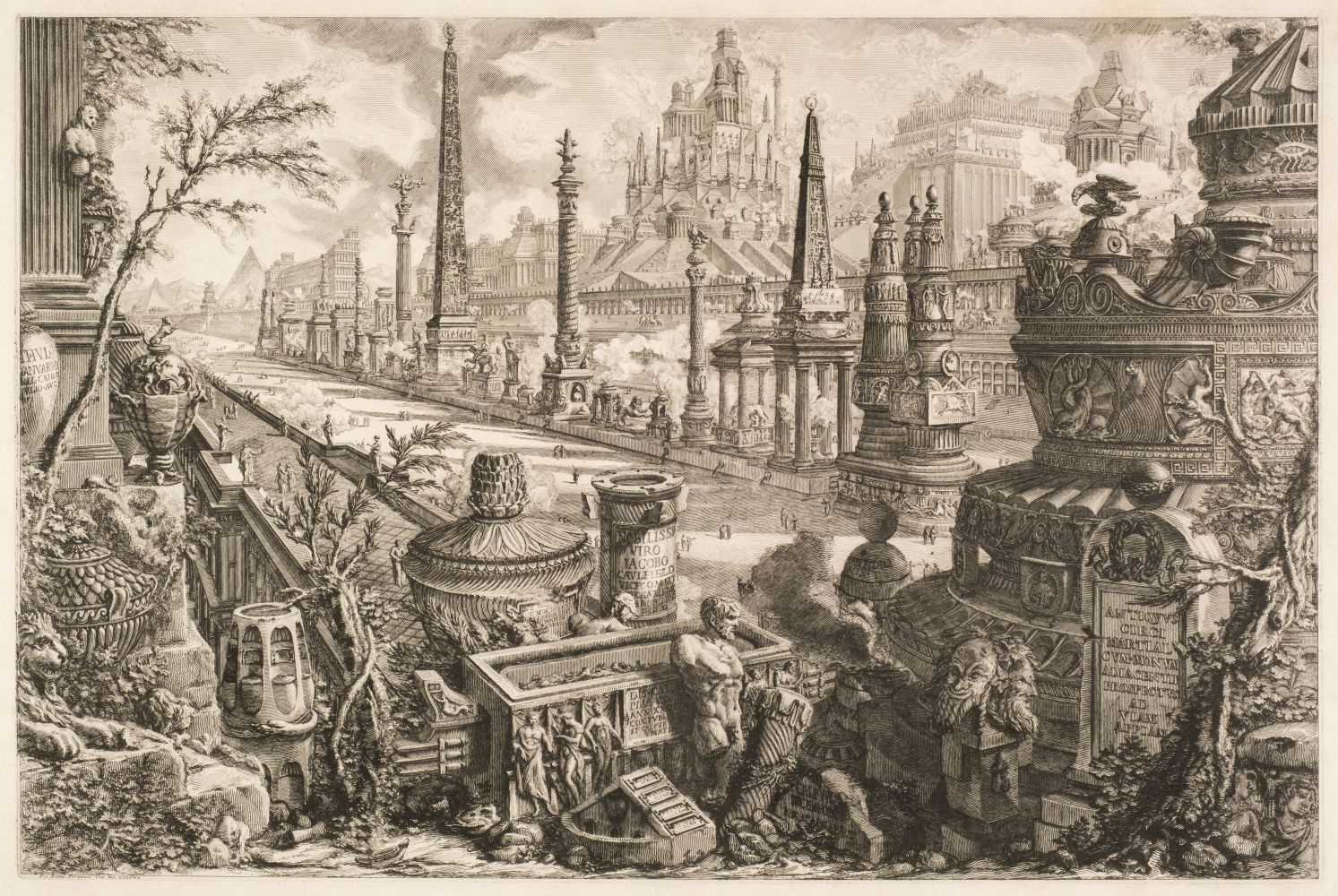 Lot 75 - Piranesi (Giovanni Battista, 1720-1778). Frontispiece to Le Antichità Romane III, 1756