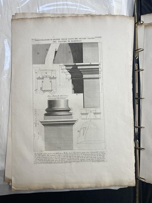Lot 85 - Piranesi (Giovanni Battista, 1720-1778). Uno de’Frammenti dell’antica pianta di Roma..., 1756