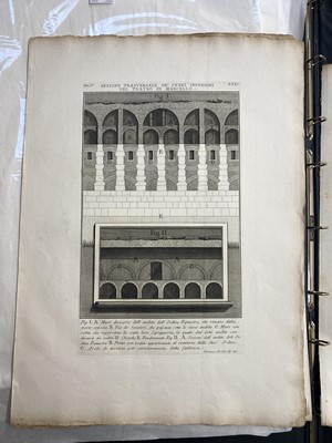 Lot 85 - Piranesi (Giovanni Battista, 1720-1778). Uno de’Frammenti dell’antica pianta di Roma..., 1756