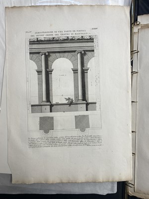 Lot 85 - Piranesi (Giovanni Battista, 1720-1778). Uno de’Frammenti dell’antica pianta di Roma..., 1756