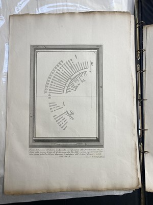 Lot 85 - Piranesi (Giovanni Battista, 1720-1778). Uno de’Frammenti dell’antica pianta di Roma..., 1756