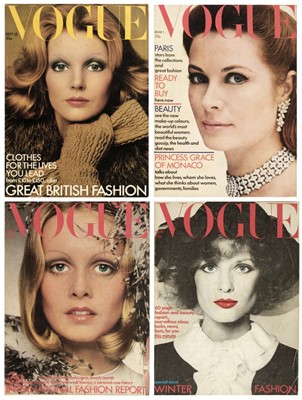 Lot 410 - VogueA. A collection of approximately 185 UK issues of Vogue magazine, 1970s/1980s