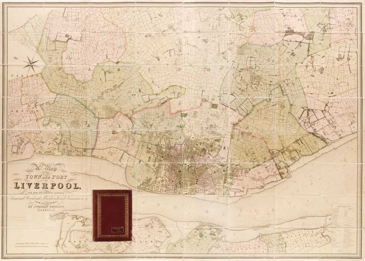 Lot 82 - Liverpool. Bennison (Jonathan),  A Map of the Town and Port of Liverpool..., 1835