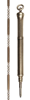 Lot 471 - Gold Pencil and Chain.