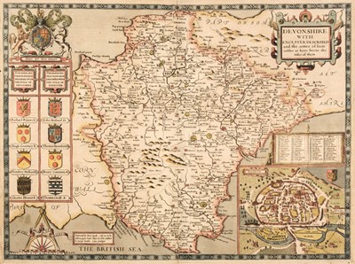 Lot 42 - Devon. Speed (John), Devonshire with Excester Described..., 1st edition, 1611