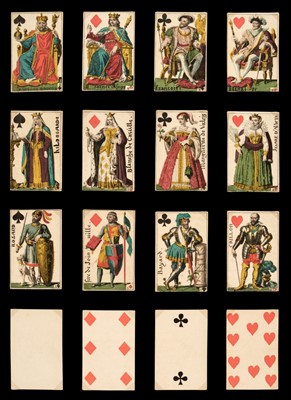 Lot 367 - French playing cards. Cartes Royales, 2nd edition, Paris: Widow Dambrin, 1817