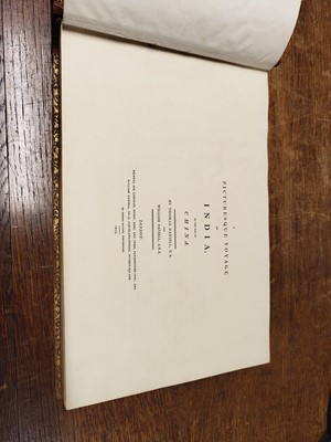 Lot 10 - Daniell (Thomas and William). A Picturesque Voyage to India by the way of China, 1810