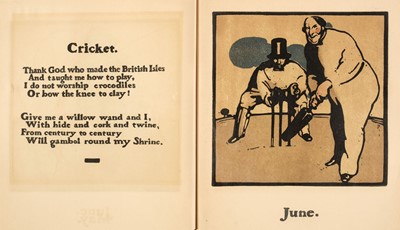 Lot 393 - Nicholson (William). An Almanac of Twelve Sports, London: William Heinemann, 1898