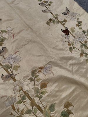 Lot 716 - Chinese Embroideries. A collection of needlework borders, 19th-early 20th century