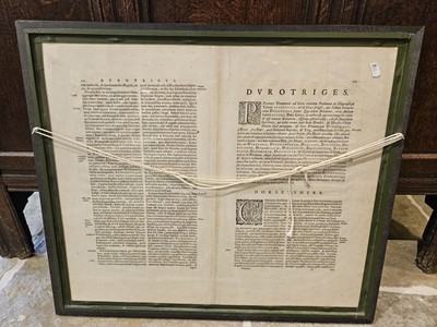 Lot 60 - Hampshire & Berkshire. Jansson (Jan), Hantoniae comitatus cum Bercheria, Amsterdam, circa 1648