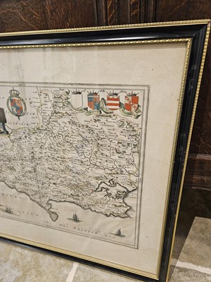 Lot 60 - Hampshire & Berkshire. Jansson (Jan), Hantoniae comitatus cum Bercheria, Amsterdam, circa 1648