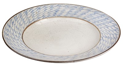 Lot 535 - Lloyd-Jones (David, 1928-1994).  A large stoneware charger
