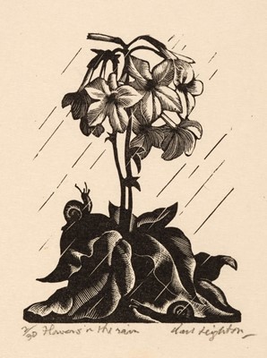 Lot 421 - Leighton (Clare, 1898-1989). Havens in the Rain, circa 1940s