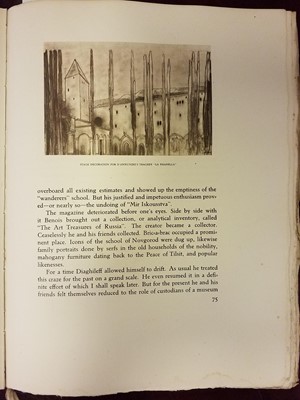 Lot 24 - Levinson (Andre). Bakst. The Story of the Artist's Life, London: The Bayard Press, 1923