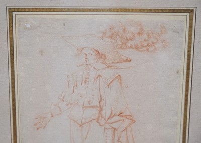 Lot 37 - Filippo Napoletano (Teodoro Filippo Liagno, 1589-1629). Young Cavalier, full-length