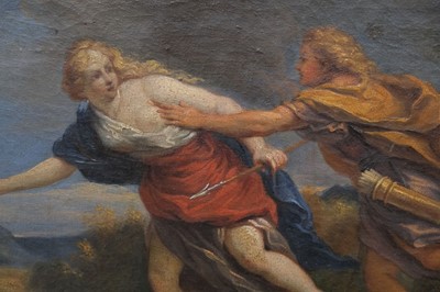 Lot 8 - French School. Apollo and Daphne, late 17th or early 18th century, oil
