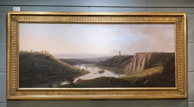 Lot 93 - Smith of Derby (Thomas, 1721-1767). View of Shipping on the River Avon..., oil