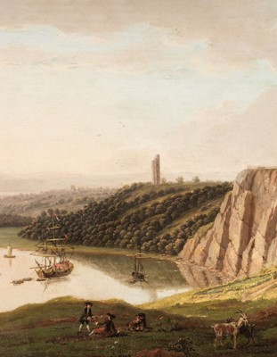 Lot 93 - Smith of Derby (Thomas, 1721-1767). View of Shipping on the River Avon..., oil