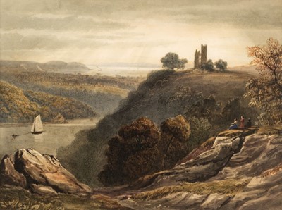 Lot 124 - Jackson (Samuel, 1794-1869). The Avon from Durdham Down with Cook’s Folly, watercolour